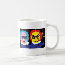 Dela sig kopplar ihop (2) kaffe kopp
