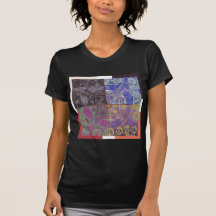"Delat strukturera" trycket av Corey Finney T Shirt