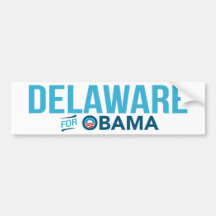 Delaware för den Barack Obama Biden bildekalet
