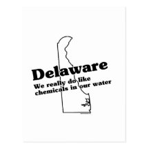 Delaware statlig slogan vykort