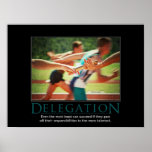 DelegationDemotivational affisch
