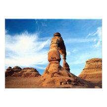 Delikat båge, bågar nationalpark, Utah, USA Inbjudningskort