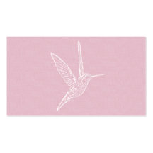 Delikat Hummingbirdanpassadevisitkort
