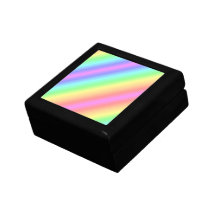 Delikat pastell boxas smyckeskrin