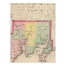 Delta County Michigan Vykort