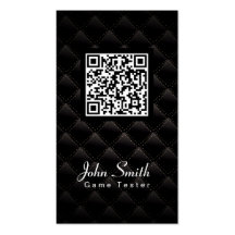 Deluxe QR kodifierar den modiga testa visitkorten