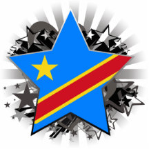 Demokratisk Republic of the Congo stjärna Photo Cutout