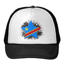 Demokratisk Republic of the Congo stjärna Kepsar
