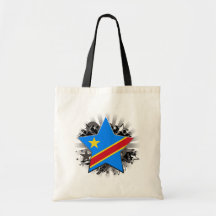 Demokratisk Republic of the Congo stjärna Tygkasse