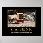 Demotivational affisch: Koffein