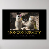 Demotivational affisch: Nonkonformism