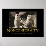 Demotivational affisch: Nonkonformism