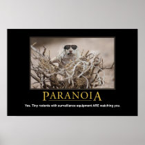 Demotivational affisch: Paranoia