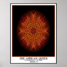 DEN AFRIKANSKA DROTTNINGEN POSTERS