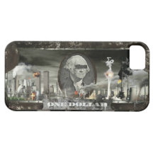 Den allsmäktiga dollaren (med bombarderar och kulo iPhone 5 Case-Mate cases