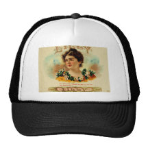 Den antika cigarren boxas etikettLILLY  (L9) Trucker Keps