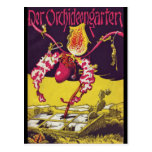 Den ÅTERSTÄLLDA Orchidträdgården täcker utfärdar e vykort