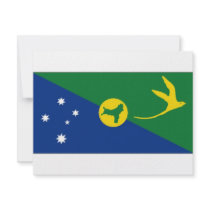 Den Australien Julönen sjunker Inbjudningskort