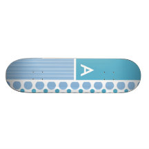 Den baby blue polkaen pricker; Pricker Skateboards