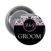 Den barocka elegansbrudgummen knäppas pins