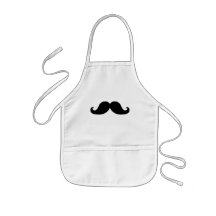 DEN BÄST SVART MUSTASCHEN FÖRKLÄDEN