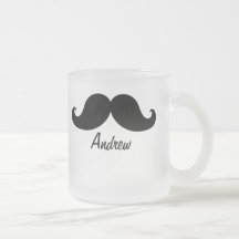 DEN BÄST SVART MUSTASCHPERSONLIGEN KAFFE KOPP