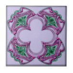 Den bejeweled art nouveau kvadrerar 2 kakel