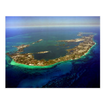 Den Bermuda antennen fotograferar Vykort