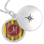 Den beställnings- monogramen som initial jord tona anpassningsbar halsband