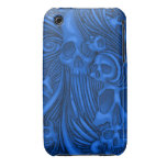 Den bevingada skallen illustrerade knappt där iPho iPhone 3 Cases