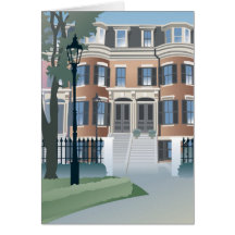 Den bostads- gruppen: Rowhouse kort