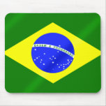 Den Brasilien sommaren spelar brasiliansk flagga Musmatta