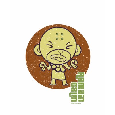 Den buddistiska apan återstår lugna från happytreefriends