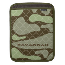 Den Camo moorishen belägger med tegel ipad sleeve