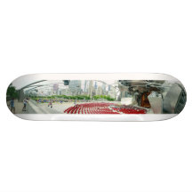 Den Chicago milleniummen parkerar Skate Deck