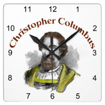 Den Christopher Columbus väggen tar tid på Väggklockor