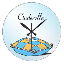 Den Cinderella häftklammermatarekrickan kudder anp Klockor