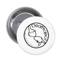 Den DeafProject officiellen fodrar (vit) Pins