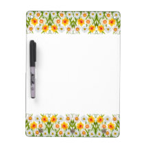 Den Deco vårpåskliljan blommar torr radering stige Dry-Erase Whiteboards