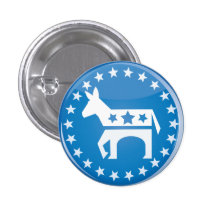 Den demokratiska åsnan knäppas pins