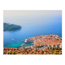 Den Dubrovnik antennen beskådar Vykort