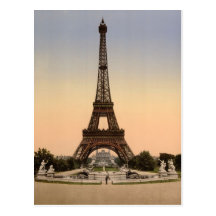 Den Eiffel tornvykortet