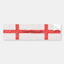 Den England flagga bubblar texturerat Bildekal