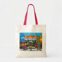 Den exotiska Bangkok totot hänger lös vid Lisa Lor Tote Bag