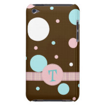 Den färgrika polkaen pricker Monogramipod touch ca
