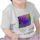 Den färgrika regnbågen fördunklar med vitRaindrops T-shirts
