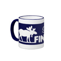 Den Finland älgen rånar Kaffe Kopp
