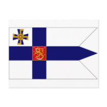 Den Finland presidenten sjunker Vykort