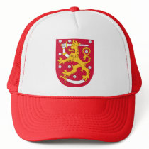 Den Finland vapenskölden specificerar Trucker Keps