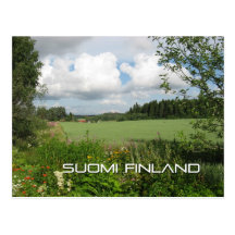 Den finlandssvenska bygden vykort